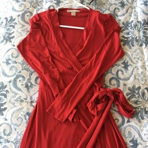 Banana Republic wrap dresses.